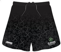 Mens-Clovers-Beach-Shorts---Black