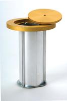 Bison-VB21-3.5-Aluminum-Volleyball-Floor-Socket